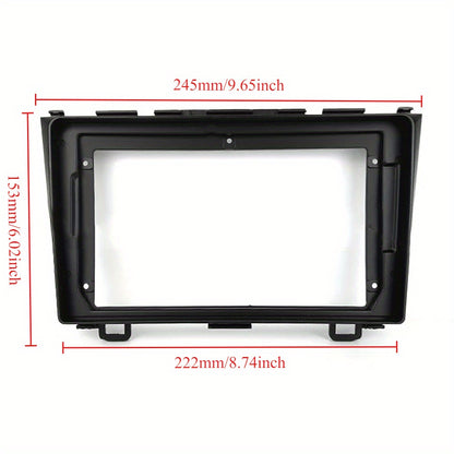 Car Stereo Radio Fascia for Honda CRV 2008 2009 2010 2011 GPS Navigation Frame Replacement Fitting Kit Face Plate Accessories